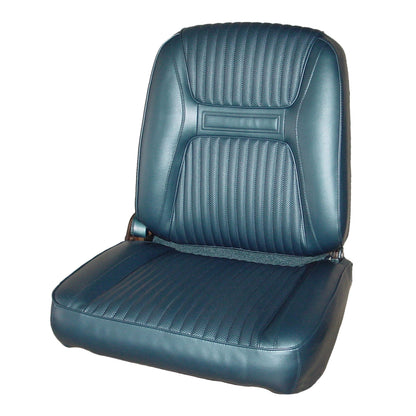 65 CHRYSLER 300/300L BUCKET SEAT UPHOLSTERY - BLUE