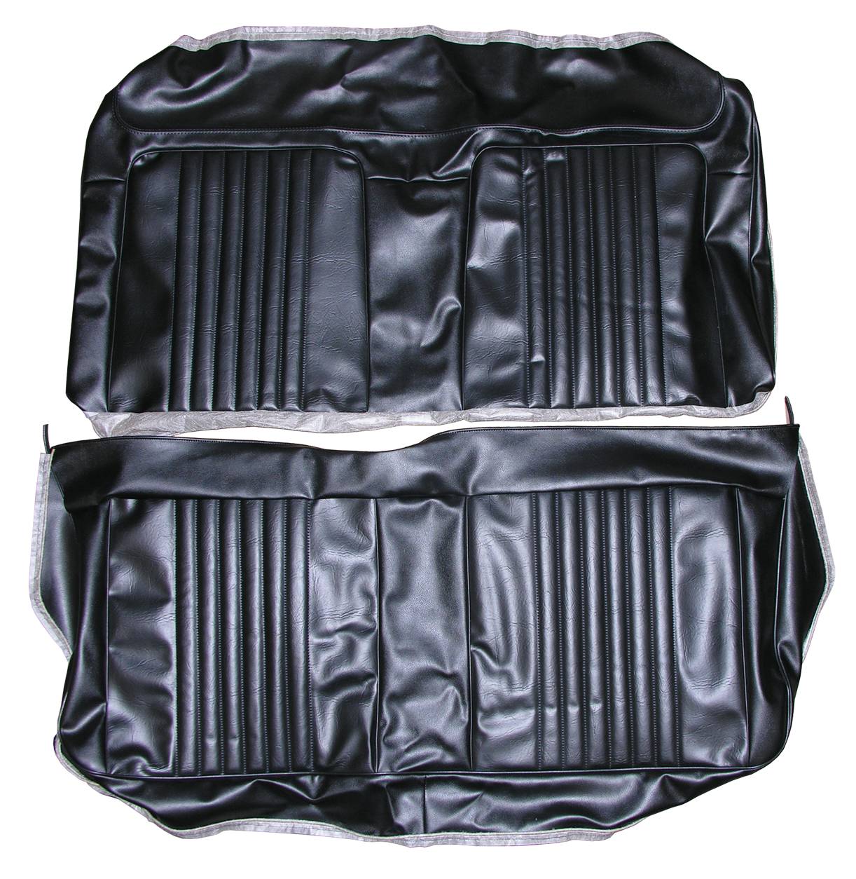 71 CHEVELLE/MALIBU HARDTOP REAR UPHOLSTERY - BLACK