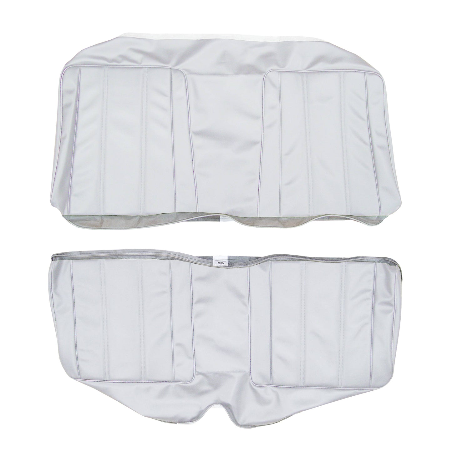 68 BARRACUDA "STANDARD" HARDTOP REAR UPHOLSTERY - PEARL WHITE