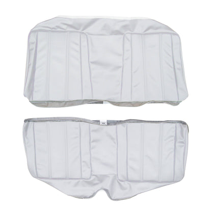68 BARRACUDA "STANDARD" HARDTOP REAR UPHOLSTERY - PEARL WHITE
