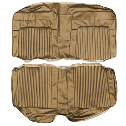 69 CORONET 500/RT/SUPERBEE HTP REAR UPHOLSTERY - SADDLE