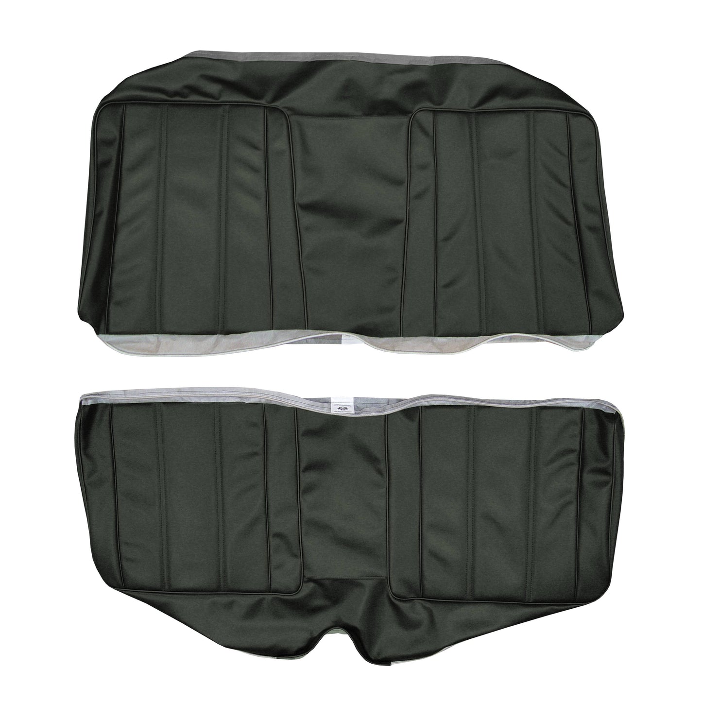 68 BARRACUDA "STANDARD" HARDTOP REAR UPHOLSTERY - GREEN