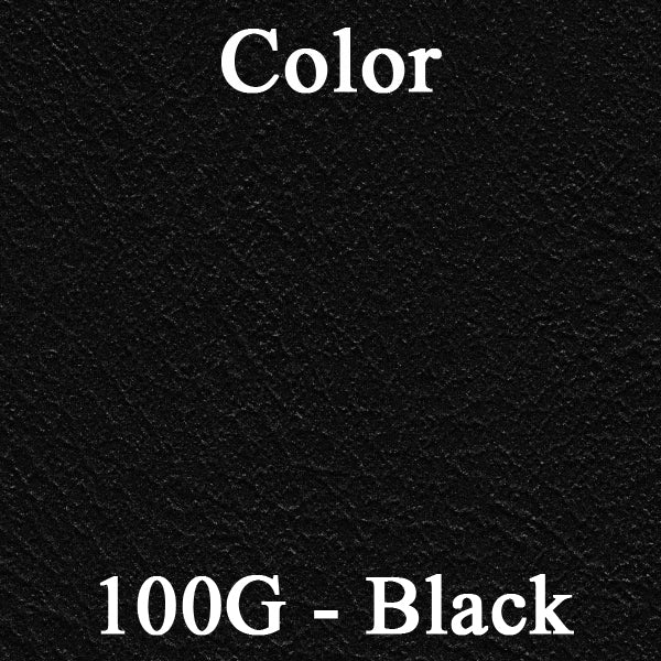 66 CHEVELLE/MALIBU CLOTH HTP REAR - SRM BLACK CLOTH/BLACK