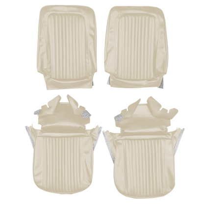 68 CUTLASS SUPREME BUCKET SEAT UPHOLSTERY - PARCHMENT