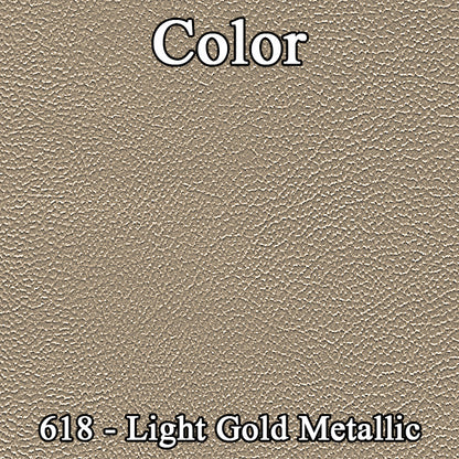 66 CORONET DELUXE CLOTH SPLIT BENCH - SRM GOLD/SRM LT GOLD