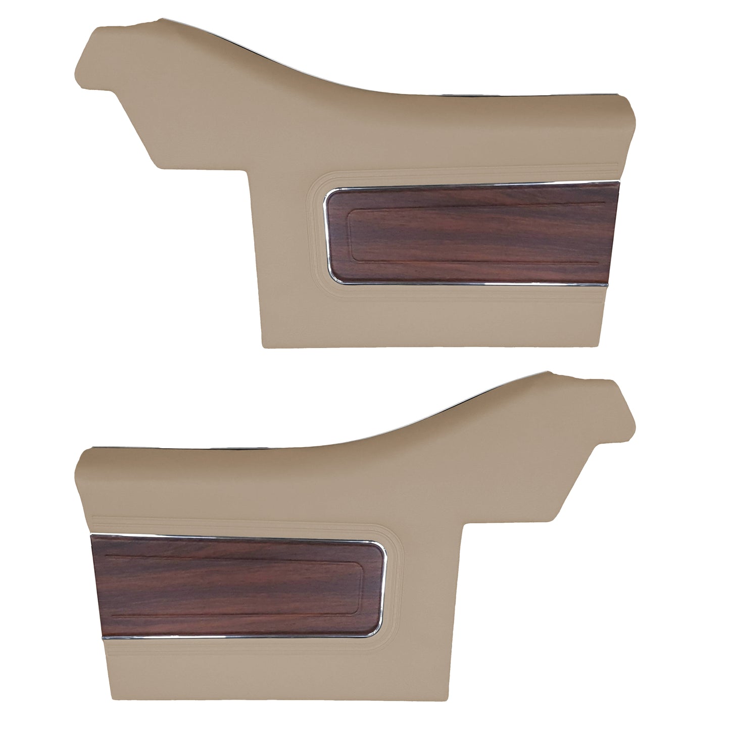 72 CUTLASS SUPREME/442 CONVERTIBLE REAR PANELS (PRE-ASSEMBLED) - SADDLE
