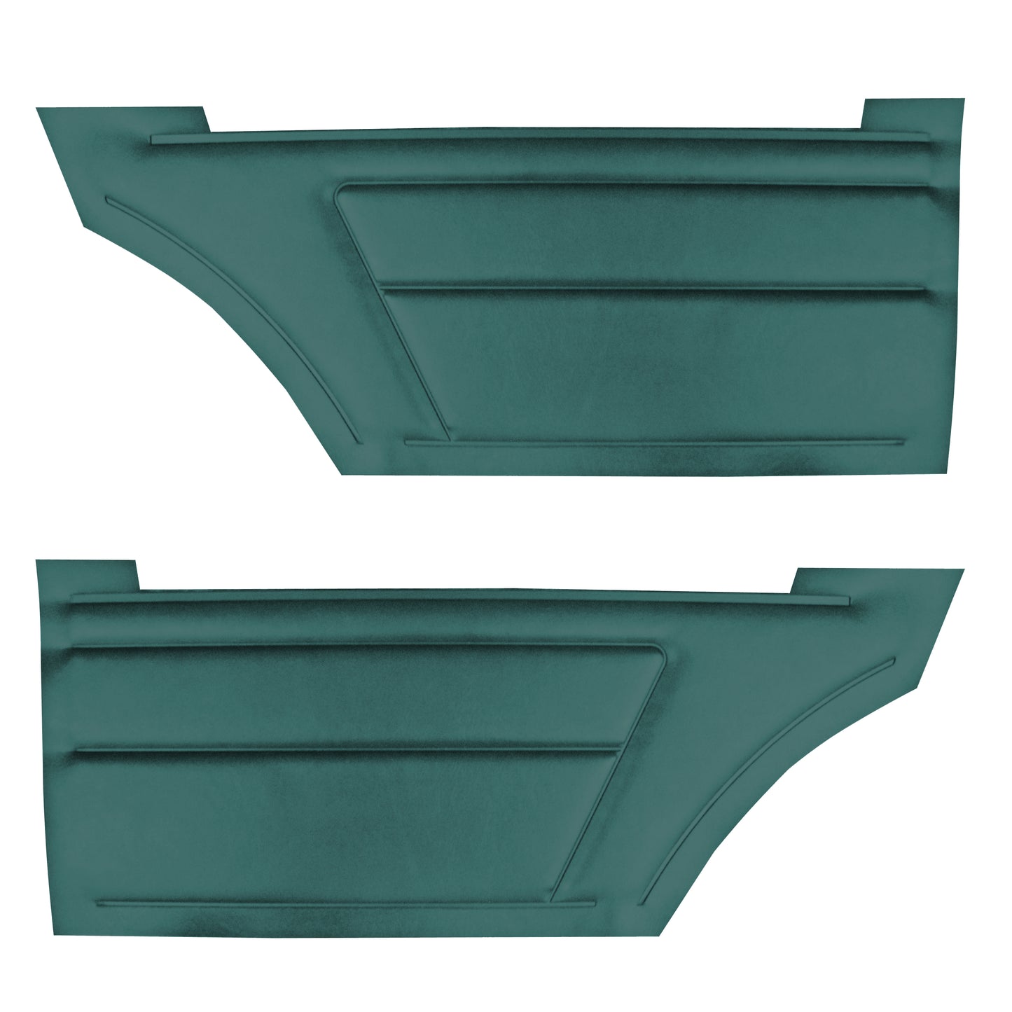 67 FIREBIRD "DELUXE" HARDTOP REAR PANELS - TURQUOISE