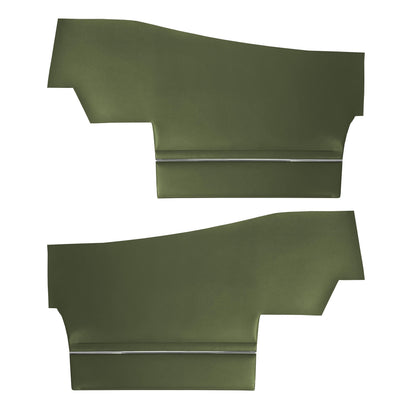 69 GTO/LEMANS CONVERTIBLE REAR PANELS (UNASSEMBLED) - GREEN