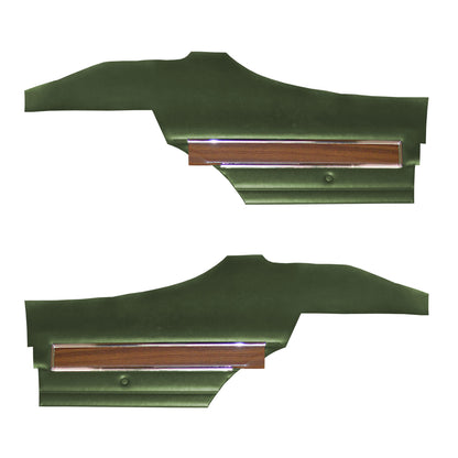 71 CUTLASS 'S'/442 HARDTOP COUPE REAR PANELS (UNASSEMBLED) - JADE GREEN