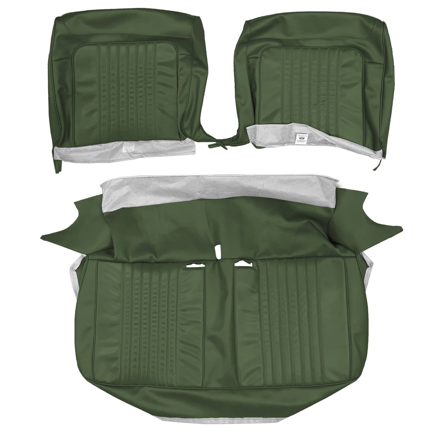 72 CHEVELLE/MALIBU SPLIT BENCH UPHOLSTERY - GREEN