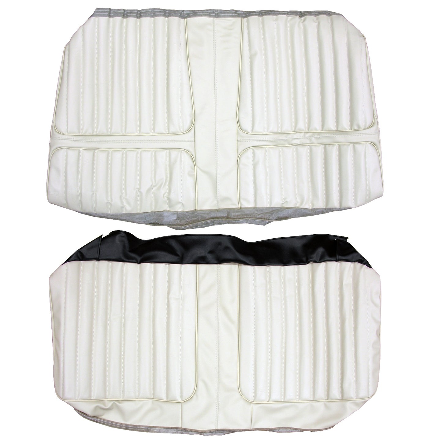 72 CUTLASS SUPREME/442 CONVERTIBLE REAR UPHOLSTERY - WHITE