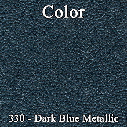 69 DART SWINGER HARDTOP REAR UPH - LT MET BLUE/DK MET. BLUE