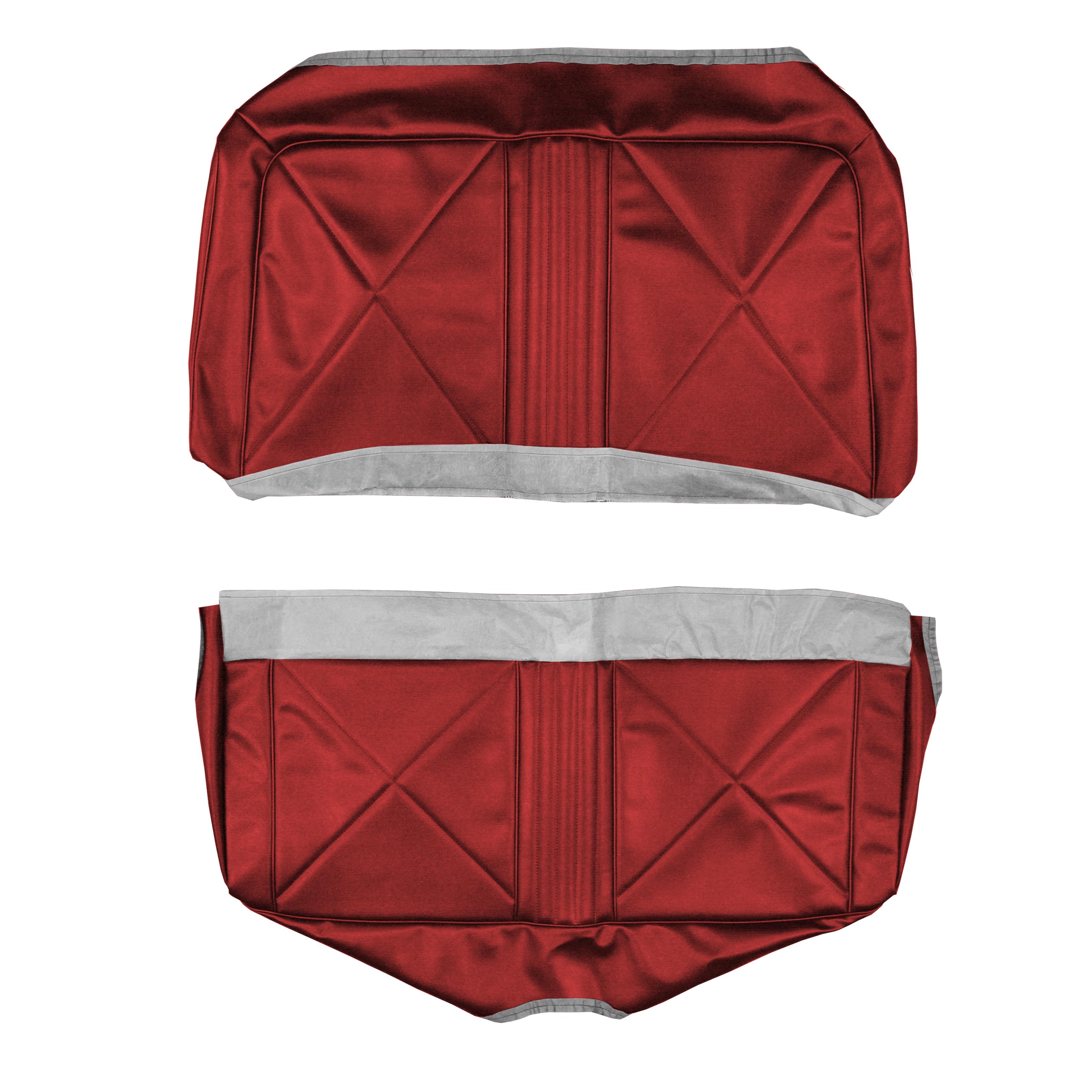 66 VINYL HOL/SPT STD REAR- RED – Legendary Auto Interiors