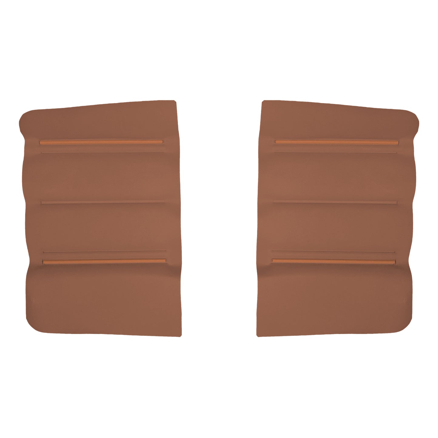 70 SPORT SATELLITE/ROADRUNNER/GTX CONVERTIBLE REAR PANELS - BURNT ORANGE W/ BRIGHT ORANGE WELT