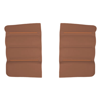 70 SPORT SATELLITE/ROADRUNNER/GTX CONVERTIBLE REAR PANELS - BURNT ORANGE W/ BRIGHT ORANGE WELT