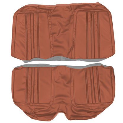 70 SATELLITE/ROADRUNNER "DECOR" HARDTOP REAR UPHOLSTERY - BURNT ORANGE