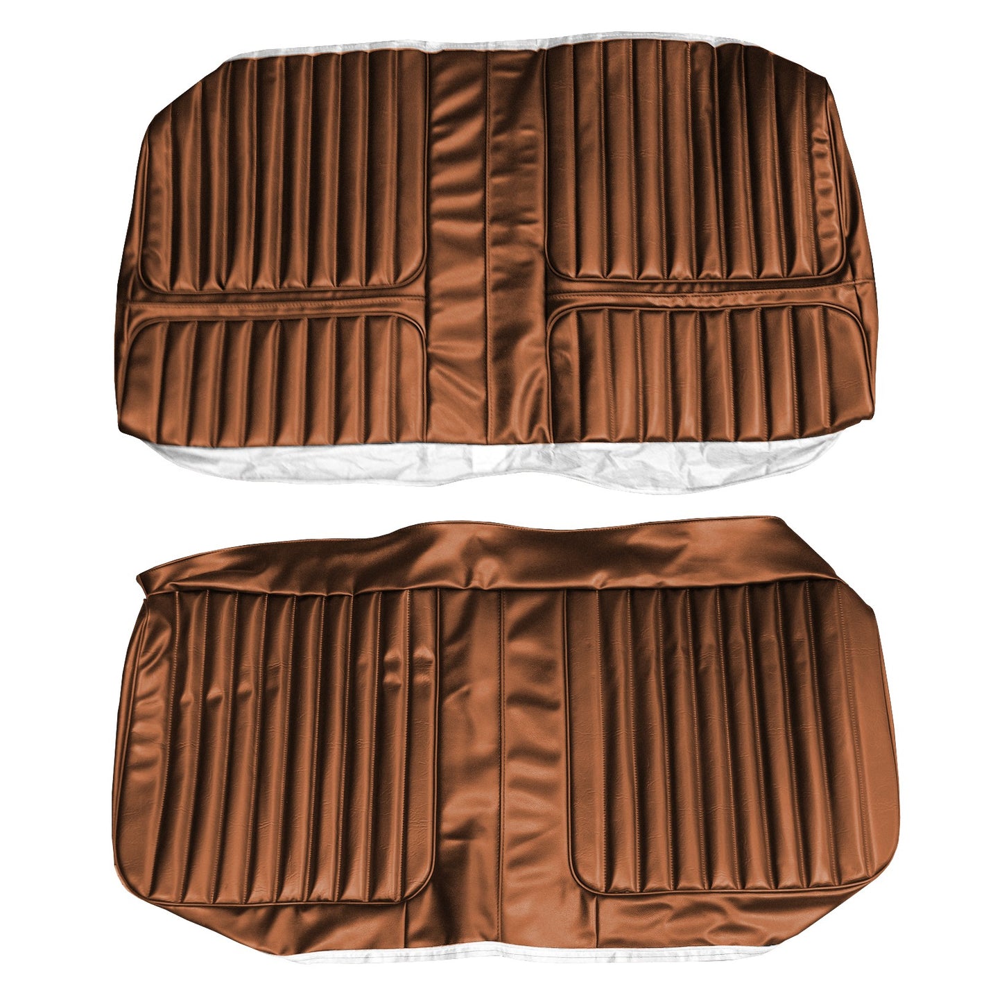 71 CUTLASS SUPREME HARDTOP COUPE REAR UPHOLSTERY - SIENNA