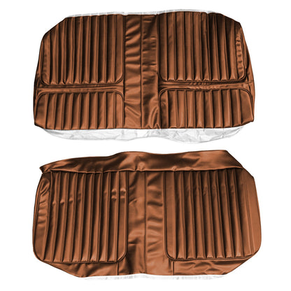 71 CUTLASS SUPREME HARDTOP COUPE REAR UPHOLSTERY - SIENNA