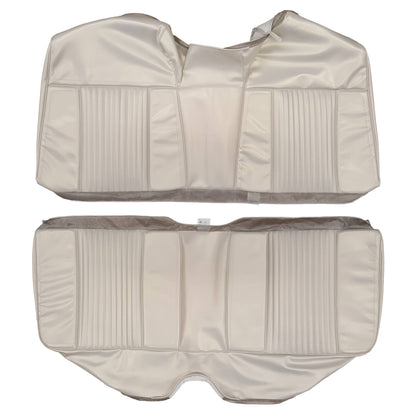 66 CHRYSLER 300 HARDTOP REAR UPHOLSTERY - PEARL WHITE
