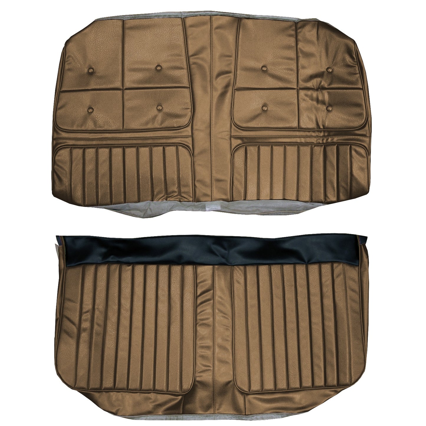 70 CUTLASS SUPREME/442 CONVERTIBLE REAR UPHOLSTERY - GOLD