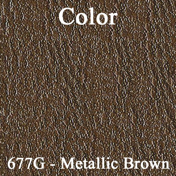 65 CHEVELLE/MALIBU HARDTOP REAR UPHOLSTERY - SRM BROWN/SRM SADDLE