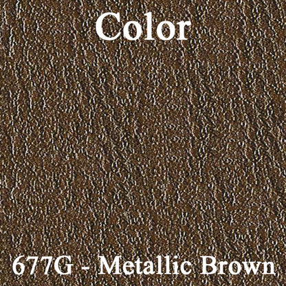 65 CHEVELLE/MALIBU HARDTOP REAR UPHOLSTERY - SRM BROWN/SRM SADDLE