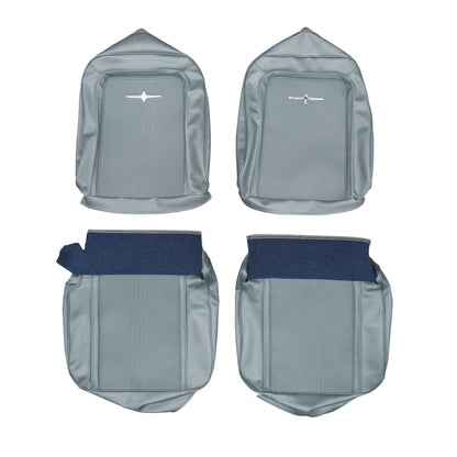 64 CHRYSLER 300/300K BUCKET SEAT UPHOLSTERY - BLUE