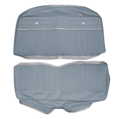 64 POLARA HARDTOP REAR UPHOLSTERY - BLUE