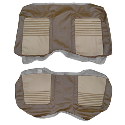 70 BARRACUDA/'CUDA HARDTOP REAR UPHOLSTERY - BRONZE/BROWN