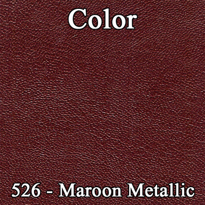 65 CORONET 440 DOOR PANELS - MET MAROON/MED RED