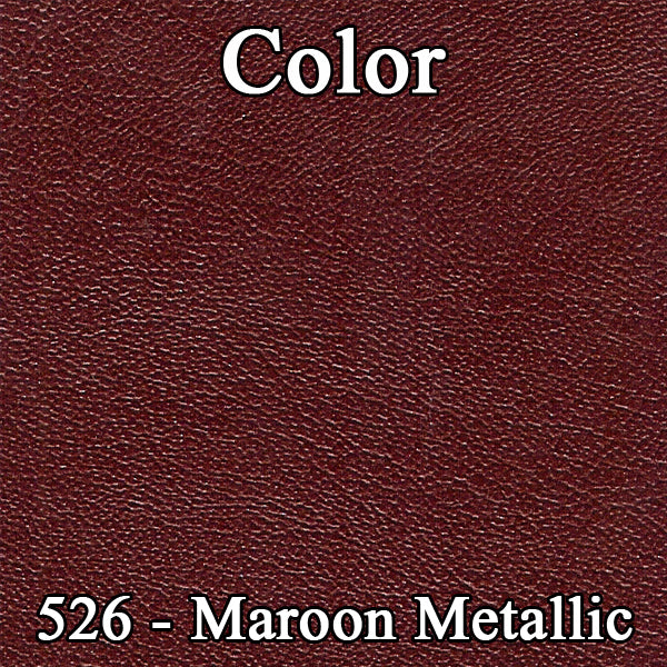 68 BARRACUDA "DELUXE" FASTBACK REAR UPHOLSTERY - MAROON