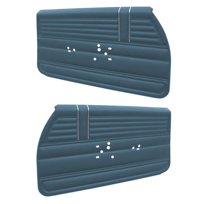 68 EL CAMINO DOOR PANELS (PRE-ASSEMBLED) - BLUE