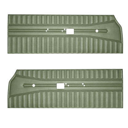 68 CORONET 440/SUPERBEE FRONT DOOR PANELS - GREEN