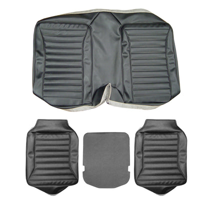 71 FIREBIRD/TRANS AM "STANDARD" HARDTOP REAR UPHOLSTERY - BLACK