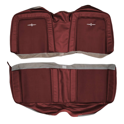 64 CHRYSLER 300/300K HARDTOP REAR UPHOLSTERY - RED