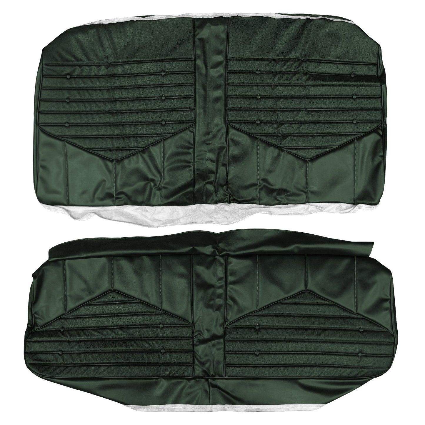 70 CUTLASS 'S'/442 SPORTS COUPE REAR UPHOLSTERY - GREEN