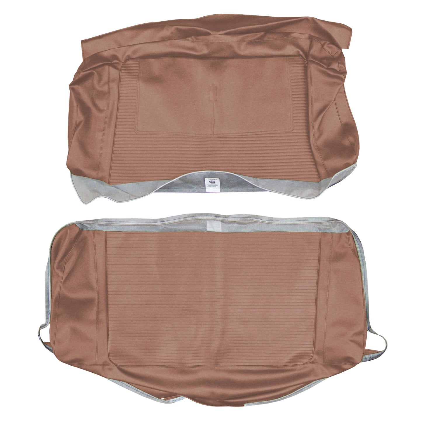 67 DART GT CONVERTIBLE REAR UPHOLSTERY - COPPER