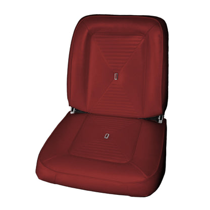 65 DART GT BUCKET SEAT UPHOLSTERY - RED