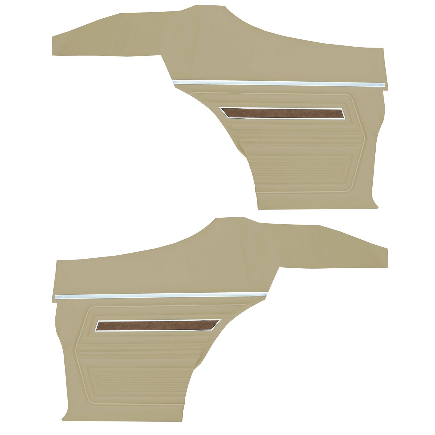 70 F-85 SPORTS COUPE REAR PANELS (UNASSEMBLED) - SANDALWOOD