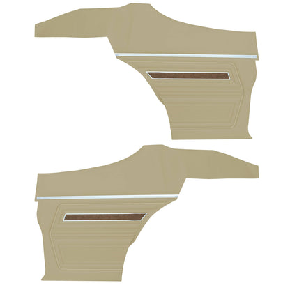 70 F-85 SPORTS COUPE REAR PANELS (UNASSEMBLED) - SANDALWOOD
