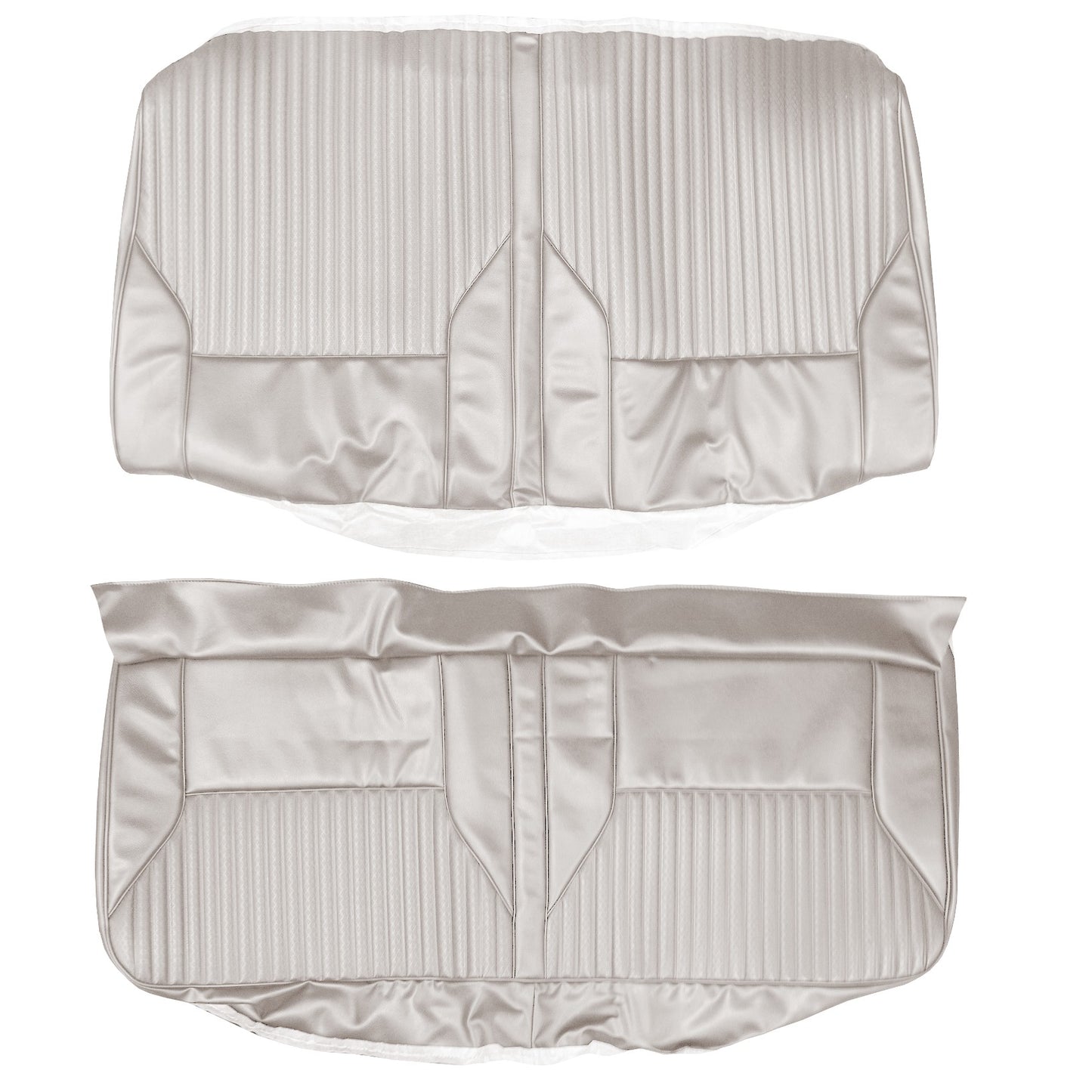 68 CUTLASS/442 CONVERTIBLE REAR UPHOLSTERY - PARCHMENT