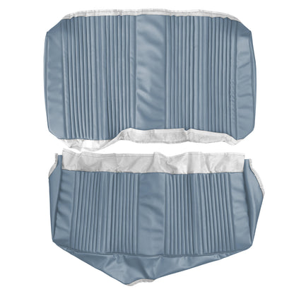 65 CUTLASS/442 HARDTOP REAR UPHOLSTERY - SRM STERLING BLUE