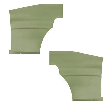 69 CAMARO "DELUXE" HARDTOP REAR PANELS W/ FIXED SEAT (UNASSEMBLED) - LIGHT GREEN