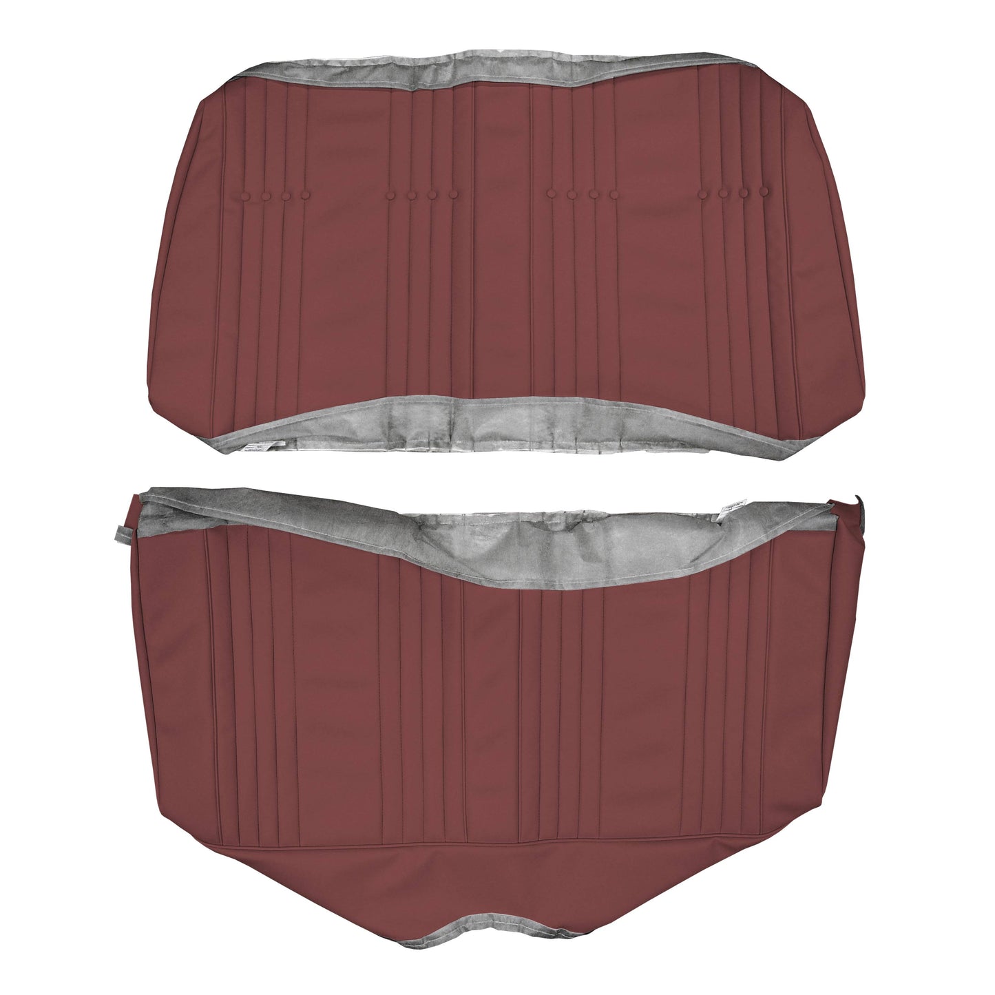 65 SKYLARK/GS CONVERTIBLE REAR UPHOLSTERY - RED