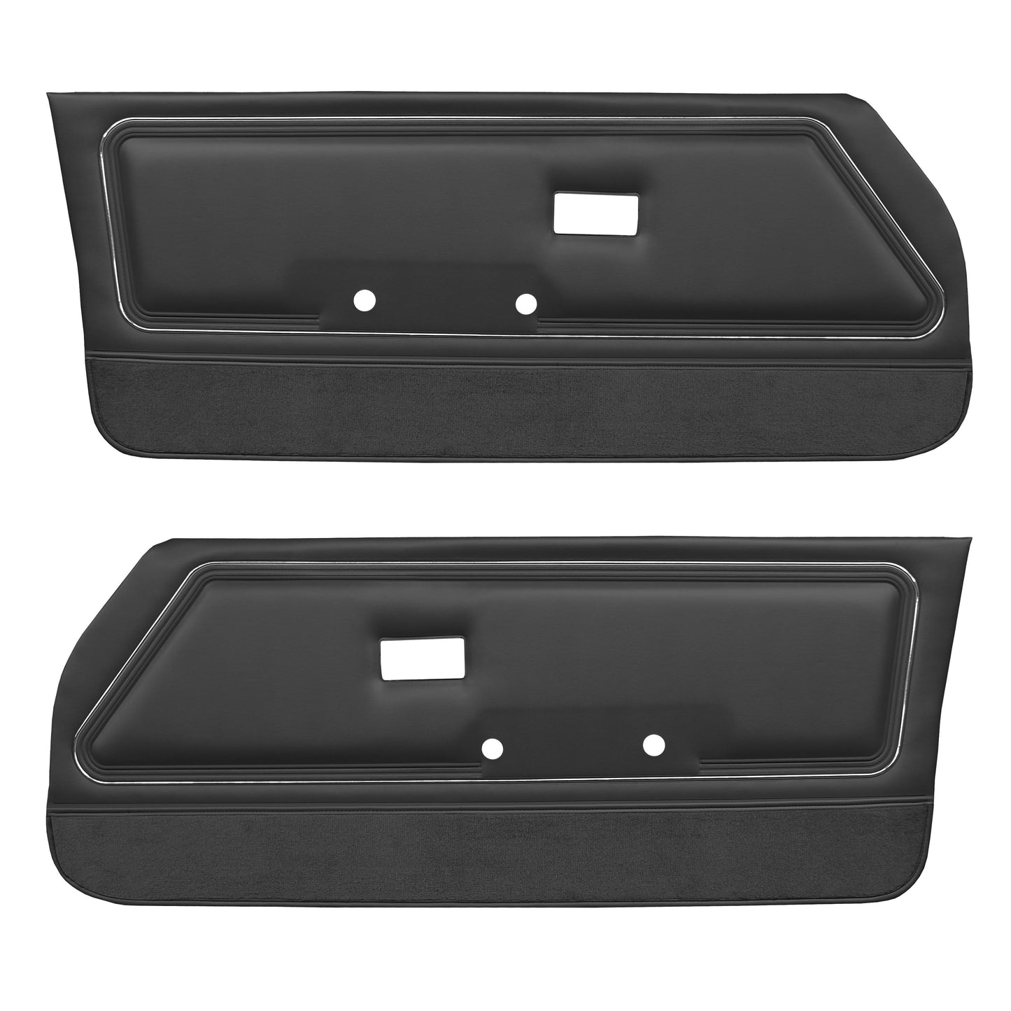 78-81 FIREBIRD/TRANS AM "DELUXE" DOOR PANELS (UNASSEMBLED) - BLACK